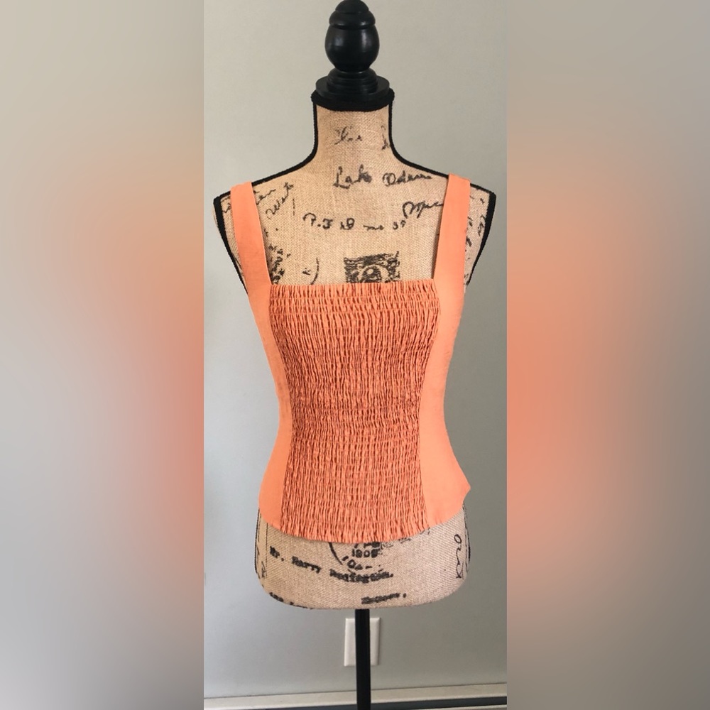 LOVE, BONITO sleeveless Smocked Tank Top: PRINCESSCORE COTTAGECORE ROYALCORE